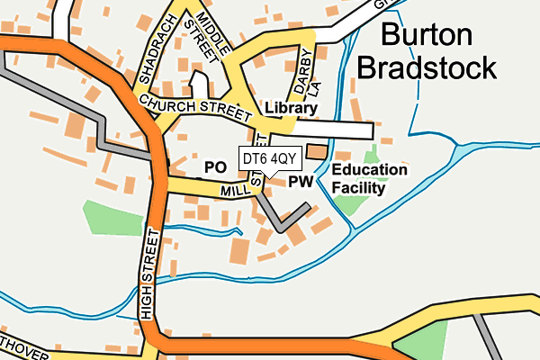DT6 4QY map - OS OpenMap – Local (Ordnance Survey)