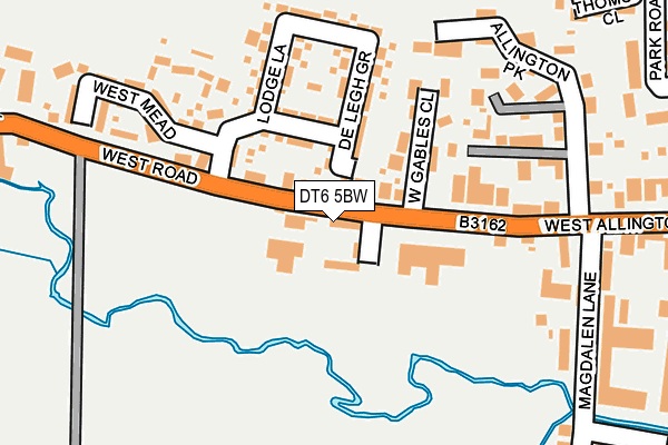 DT6 5BW map - OS OpenMap – Local (Ordnance Survey) DT6 5BW map - OS OpenMap – Local (Ordnance Survey)