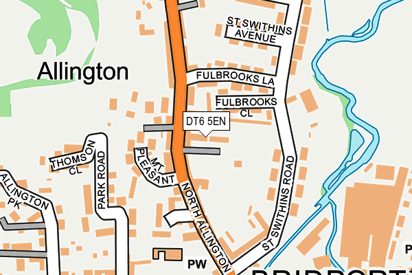 DT6 5EN map - OS OpenMap – Local (Ordnance Survey)