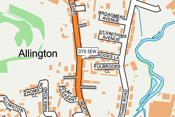 DT6 5EW map - OS OpenMap – Local (Ordnance Survey) DT6 5EW map - OS OpenMap – Local (Ordnance Survey)