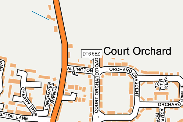 DT6 5EZ map - OS OpenMap – Local (Ordnance Survey) DT6 5EZ map - OS OpenMap – Local (Ordnance Survey)