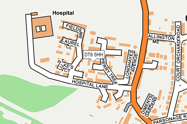 DT6 5HH map - OS OpenMap – Local (Ordnance Survey) DT6 5HH map - OS OpenMap – Local (Ordnance Survey)