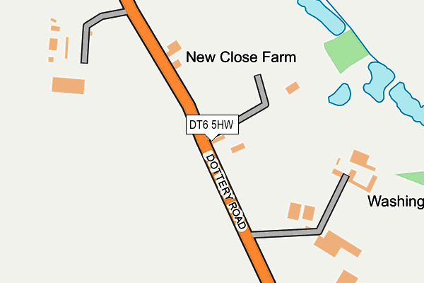 DT6 5HW map - OS OpenMap – Local (Ordnance Survey) DT6 5HW map - OS OpenMap – Local (Ordnance Survey)