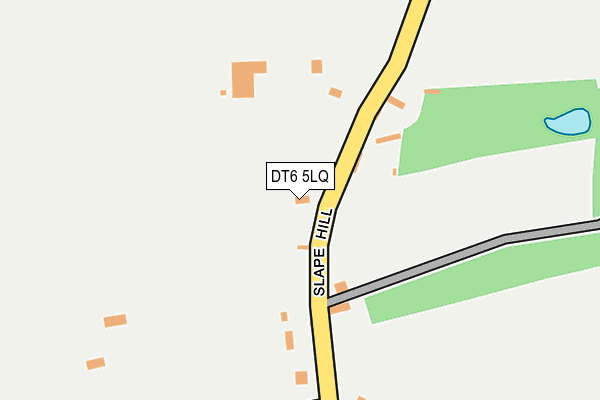 DT6 5LQ map - OS OpenMap – Local (Ordnance Survey) DT6 5LQ map - OS OpenMap – Local (Ordnance Survey)