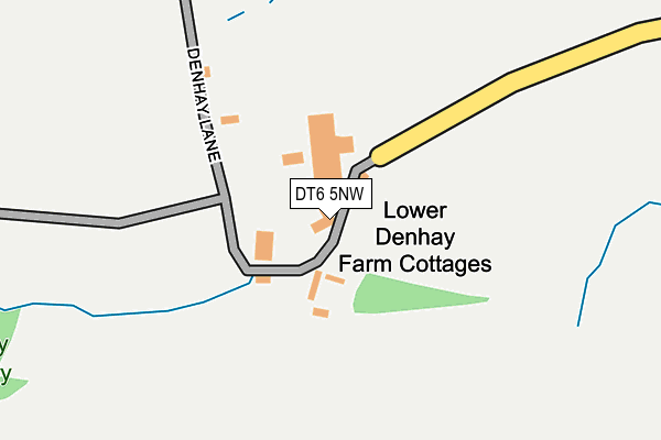 DT6 5NW map - OS OpenMap – Local (Ordnance Survey)