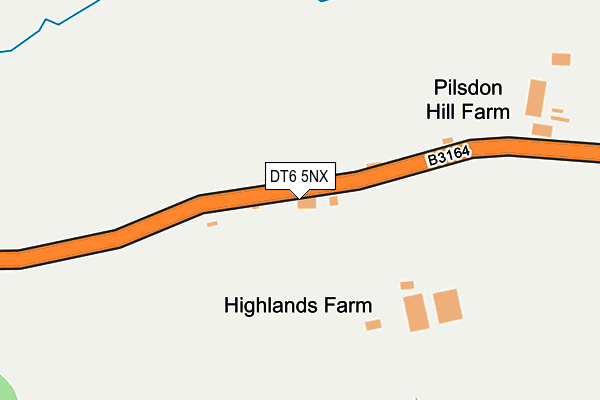 DT6 5NX map - OS OpenMap – Local (Ordnance Survey) DT6 5NX map - OS OpenMap – Local (Ordnance Survey)