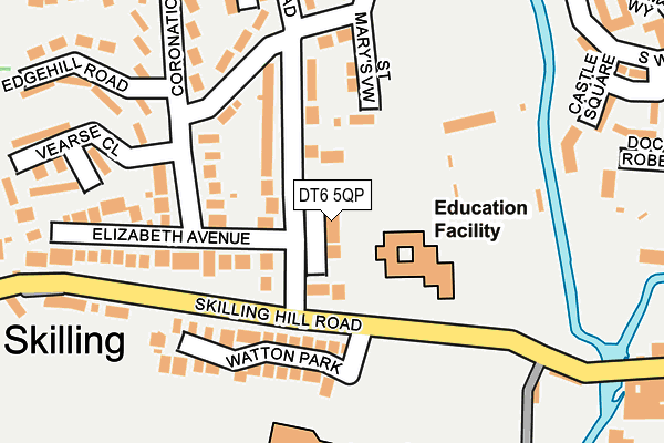 DT6 5QP map - OS OpenMap – Local (Ordnance Survey)