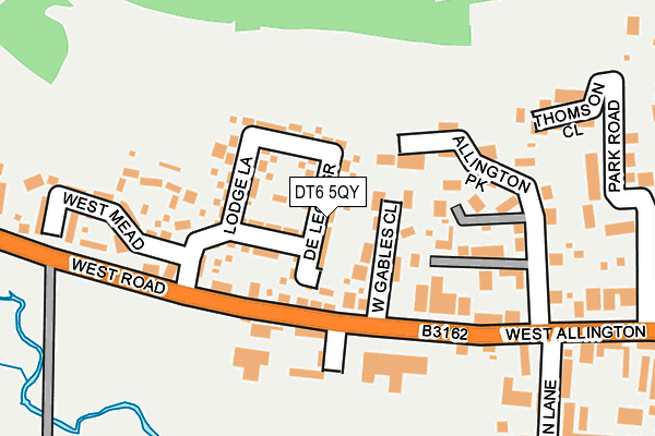 DT6 5QY map - OS OpenMap – Local (Ordnance Survey) DT6 5QY map - OS OpenMap – Local (Ordnance Survey)