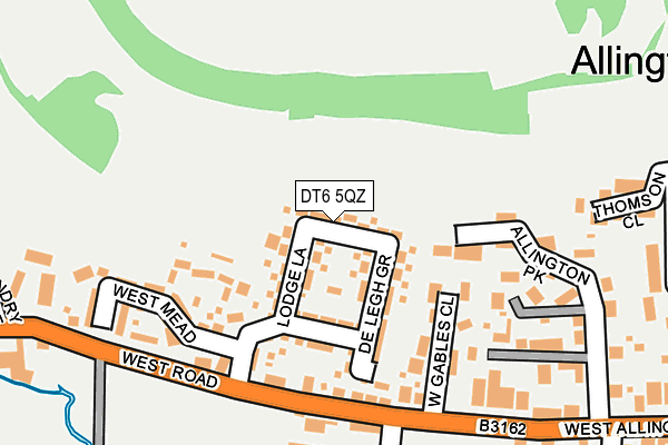 DT6 5QZ map - OS OpenMap – Local (Ordnance Survey) DT6 5QZ map - OS OpenMap – Local (Ordnance Survey)