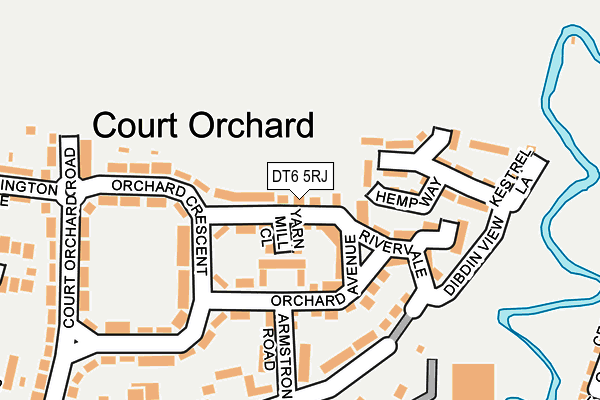 DT6 5RJ map - OS OpenMap – Local (Ordnance Survey) DT6 5RJ map - OS OpenMap – Local (Ordnance Survey)