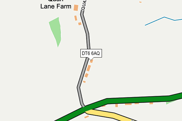 DT6 6AQ map - OS OpenMap – Local (Ordnance Survey)