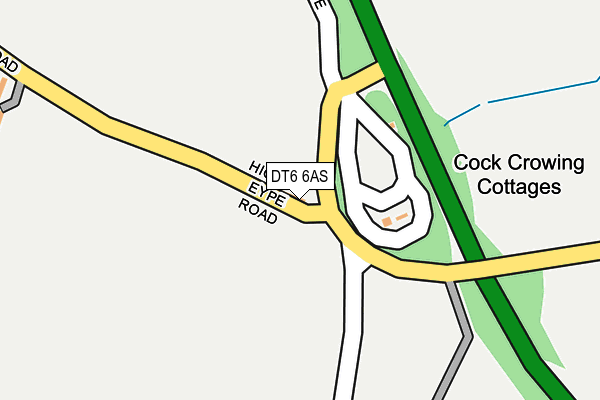 DT6 6AS map - OS OpenMap – Local (Ordnance Survey) DT6 6AS map - OS OpenMap – Local (Ordnance Survey)