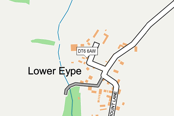 DT6 6AW map - OS OpenMap – Local (Ordnance Survey)