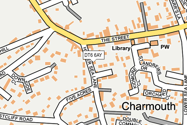 DT6 6AY map - OS OpenMap – Local (Ordnance Survey) DT6 6AY map - OS OpenMap – Local (Ordnance Survey)