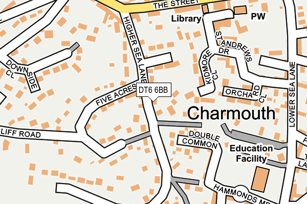 DT6 6BB map - OS OpenMap – Local (Ordnance Survey) DT6 6BB map - OS OpenMap – Local (Ordnance Survey)