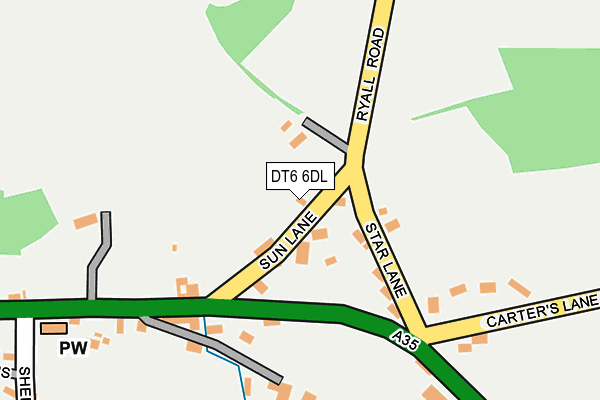 DT6 6DL map - OS OpenMap – Local (Ordnance Survey) DT6 6DL map - OS OpenMap – Local (Ordnance Survey)
