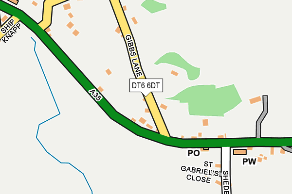 DT6 6DT map - OS OpenMap – Local (Ordnance Survey) DT6 6DT map - OS OpenMap – Local (Ordnance Survey)