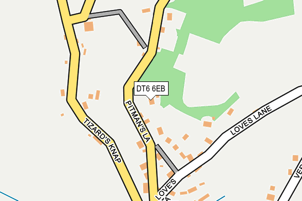 DT6 6EB map - OS OpenMap – Local (Ordnance Survey) DT6 6EB map - OS OpenMap – Local (Ordnance Survey)