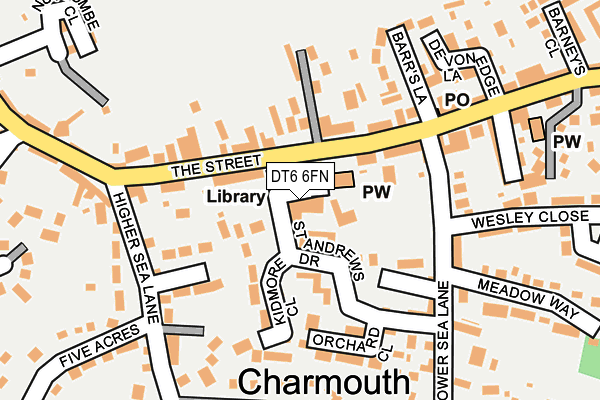 DT6 6FN map - OS OpenMap – Local (Ordnance Survey) DT6 6FN map - OS OpenMap – Local (Ordnance Survey)