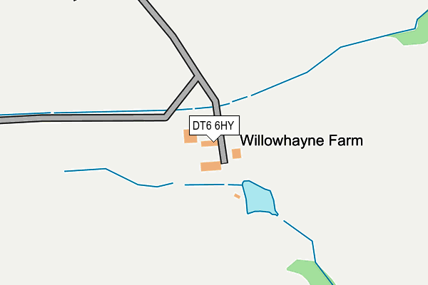 DT6 6HY map - OS OpenMap – Local (Ordnance Survey)