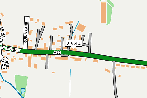 DT6 6HZ map - OS OpenMap – Local (Ordnance Survey)