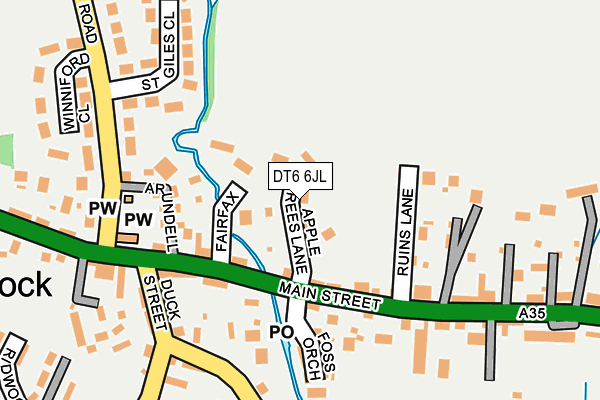 DT6 6JL map - OS OpenMap – Local (Ordnance Survey) DT6 6JL map - OS OpenMap – Local (Ordnance Survey)