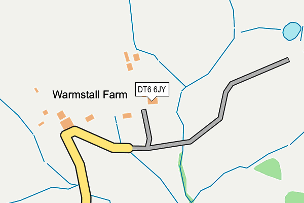DT6 6JY map - OS OpenMap – Local (Ordnance Survey)