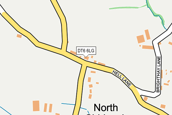 DT6 6LG map - OS OpenMap – Local (Ordnance Survey)