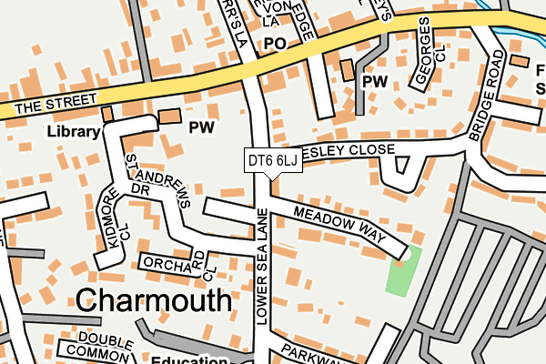 DT6 6LJ map - OS OpenMap – Local (Ordnance Survey)