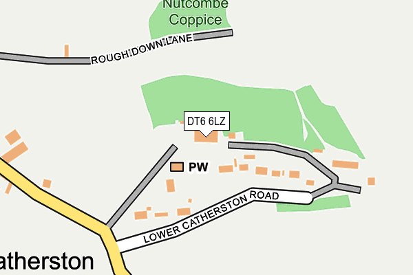 DT6 6LZ map - OS OpenMap – Local (Ordnance Survey) DT6 6LZ map - OS OpenMap – Local (Ordnance Survey)
