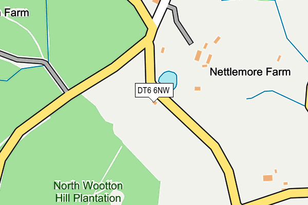 DT6 6NW map - OS OpenMap – Local (Ordnance Survey)