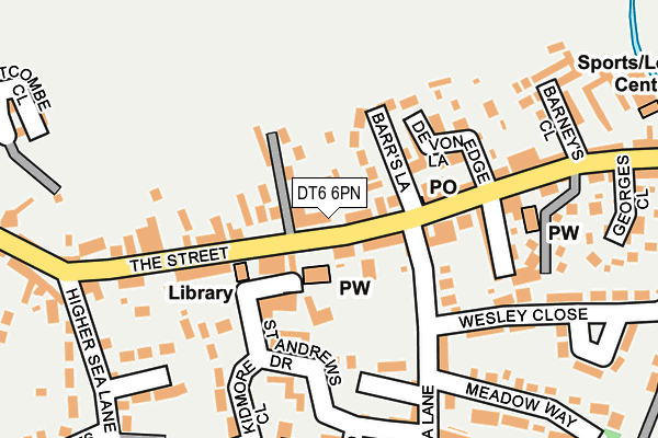 DT6 6PN map - OS OpenMap – Local (Ordnance Survey) DT6 6PN map - OS OpenMap – Local (Ordnance Survey)