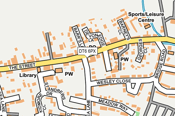 DT6 6PX map - OS OpenMap – Local (Ordnance Survey) DT6 6PX map - OS OpenMap – Local (Ordnance Survey)