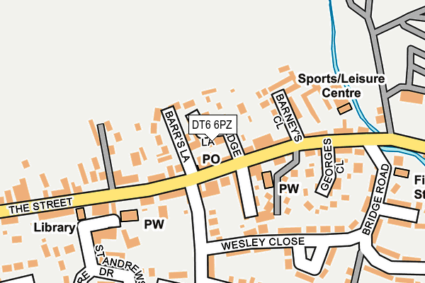 DT6 6PZ map - OS OpenMap – Local (Ordnance Survey) DT6 6PZ map - OS OpenMap – Local (Ordnance Survey)