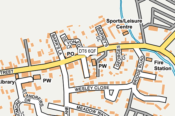 DT6 6QF map - OS OpenMap – Local (Ordnance Survey) DT6 6QF map - OS OpenMap – Local (Ordnance Survey)