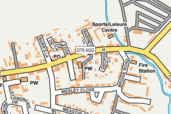 DT6 6QG map - OS OpenMap – Local (Ordnance Survey) DT6 6QG map - OS OpenMap – Local (Ordnance Survey)
