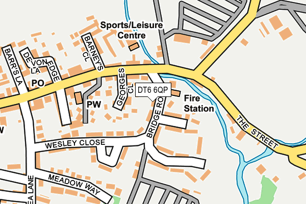 DT6 6QP map - OS OpenMap – Local (Ordnance Survey)