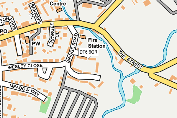 DT6 6QR map - OS OpenMap – Local (Ordnance Survey) DT6 6QR map - OS OpenMap – Local (Ordnance Survey)