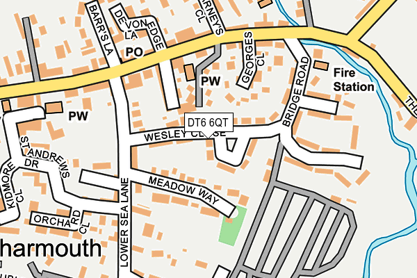 DT6 6QT map - OS OpenMap – Local (Ordnance Survey) DT6 6QT map - OS OpenMap – Local (Ordnance Survey)