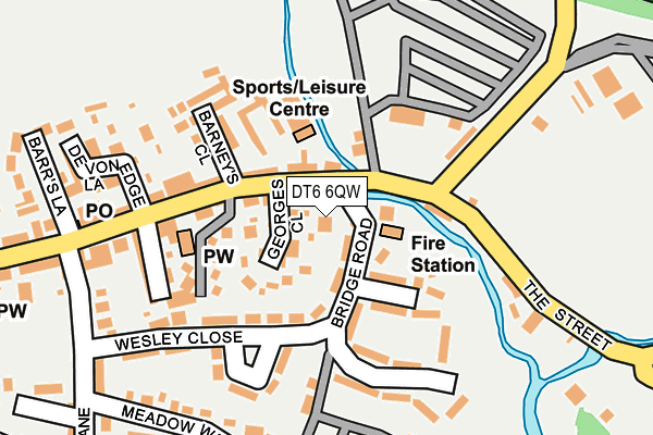 DT6 6QW map - OS OpenMap – Local (Ordnance Survey) DT6 6QW map - OS OpenMap – Local (Ordnance Survey)