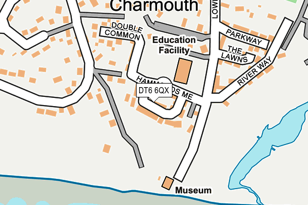 DT6 6QX map - OS OpenMap – Local (Ordnance Survey)
