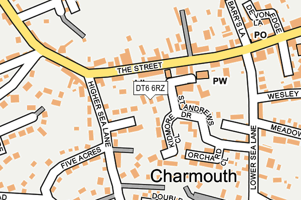 DT6 6RZ map - OS OpenMap – Local (Ordnance Survey) DT6 6RZ map - OS OpenMap – Local (Ordnance Survey)