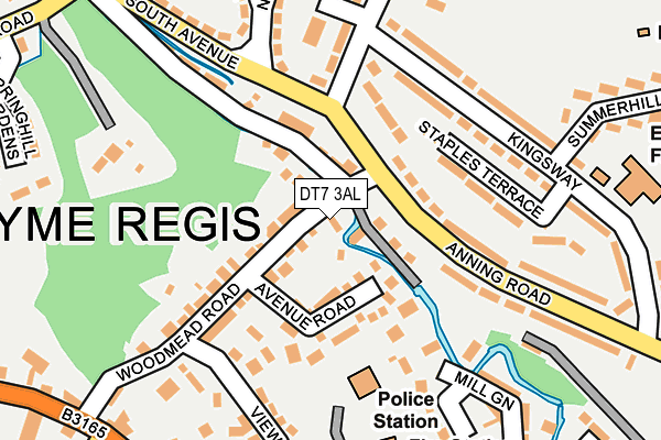 DT7 3AL map - OS OpenMap – Local (Ordnance Survey) DT7 3AL map - OS OpenMap – Local (Ordnance Survey)