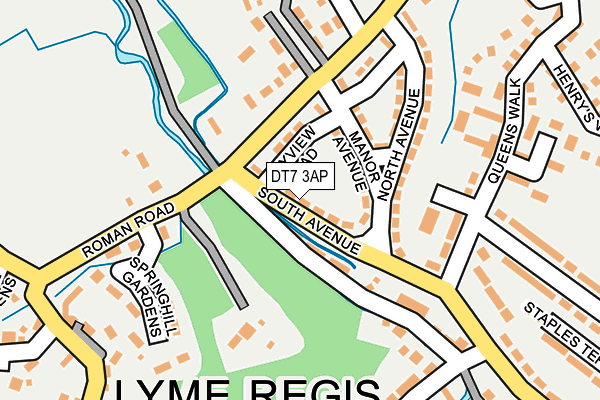 DT7 3AP map - OS OpenMap – Local (Ordnance Survey) DT7 3AP map - OS OpenMap – Local (Ordnance Survey)