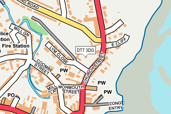DT7 3DG map - OS OpenMap – Local (Ordnance Survey) DT7 3DG map - OS OpenMap – Local (Ordnance Survey)