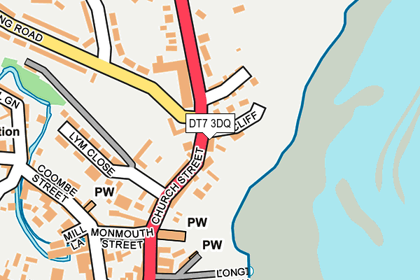 DT7 3DQ map - OS OpenMap – Local (Ordnance Survey) DT7 3DQ map - OS OpenMap – Local (Ordnance Survey)