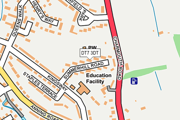 DT7 3DT map - OS OpenMap – Local (Ordnance Survey) DT7 3DT map - OS OpenMap – Local (Ordnance Survey)
