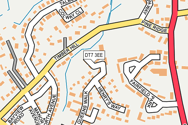 DT7 3EE map - OS OpenMap – Local (Ordnance Survey) DT7 3EE map - OS OpenMap – Local (Ordnance Survey)