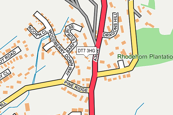 DT7 3HG map - OS OpenMap – Local (Ordnance Survey) DT7 3HG map - OS OpenMap – Local (Ordnance Survey)