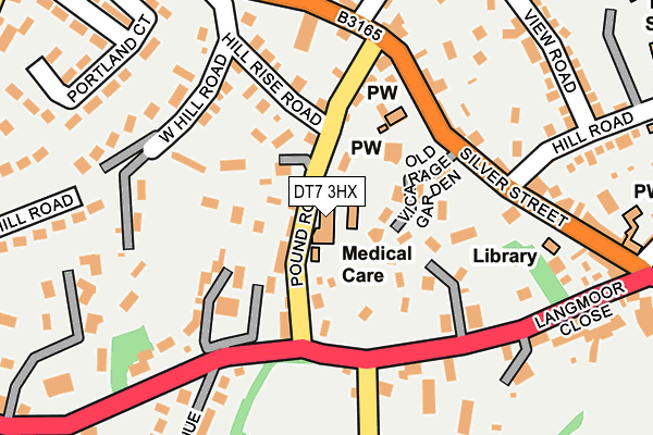 DT7 3HX map - OS OpenMap – Local (Ordnance Survey) DT7 3HX map - OS OpenMap – Local (Ordnance Survey)
